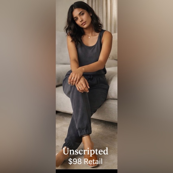 unscripted Pants - Black wash Joggers